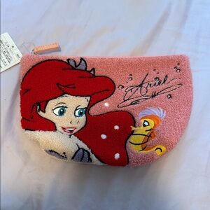 Japan Disney Sea Little Mermaid Ariel pouch. NWT.